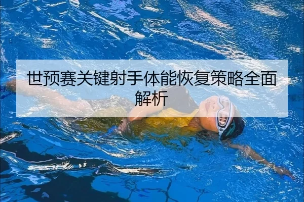 世预赛关键射手体能恢复策略全面解析
